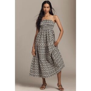 ANTHROPOLOGIE The Somerset Strapless Maxi Dress Size M - NWT ($168 Retail)